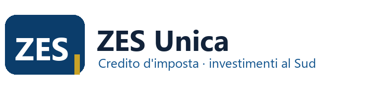 ZES Unica · Credito d'imposta